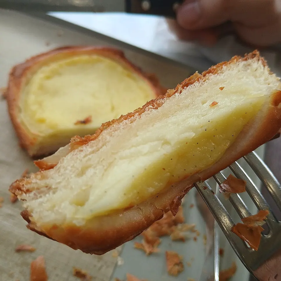 Egg flan from Stack Bakery