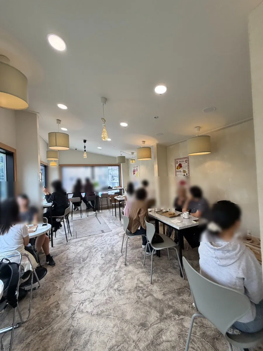 View of Stack Bakery's 2nd floor seating