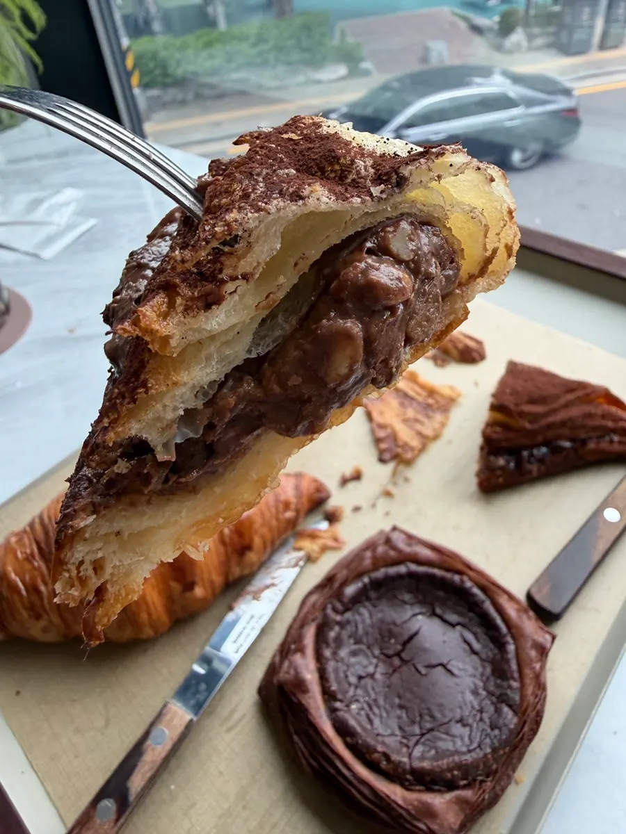 Salt bread topped with Maldon salt