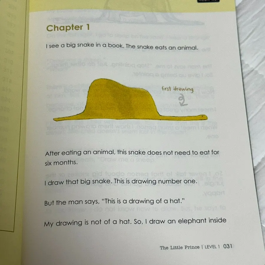 Reading Level 1 English sentences