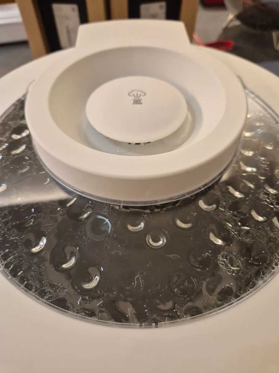 Humidifier heating for about 12 minutes