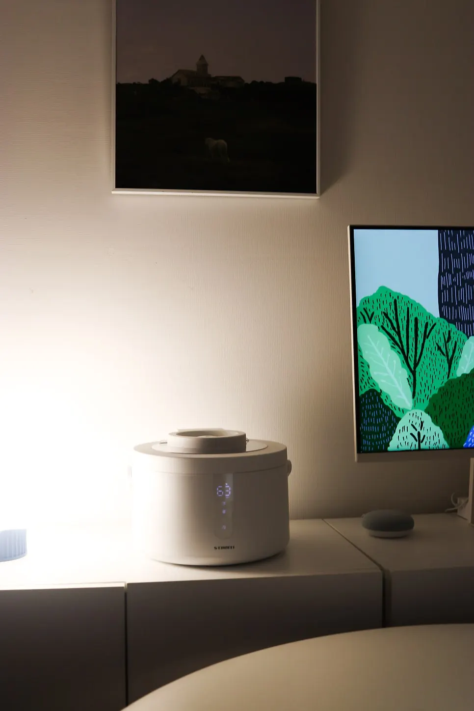 Humidifier mist output adjustment