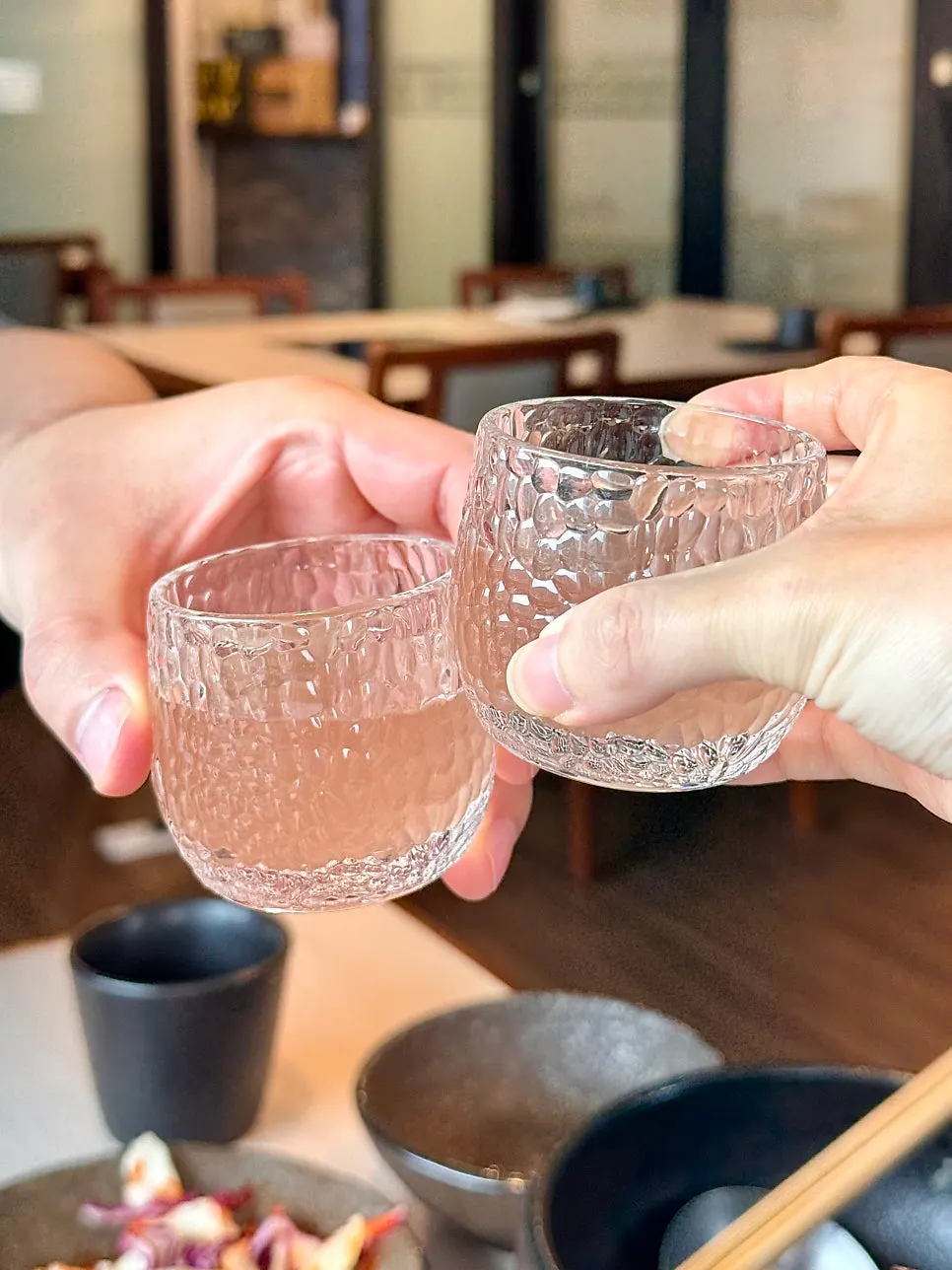 전골에 넣은 삼색 수제비