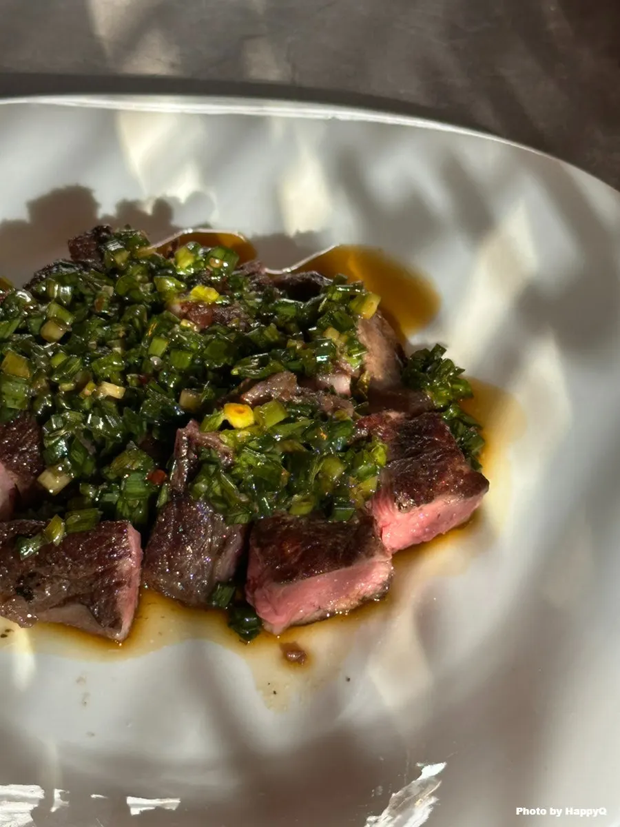 Juju's sous-vide steak strips