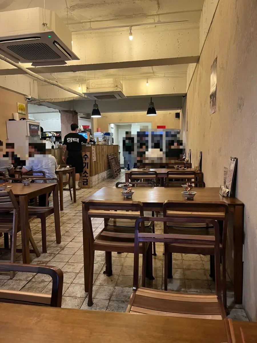 Interior area with a photo booth spot