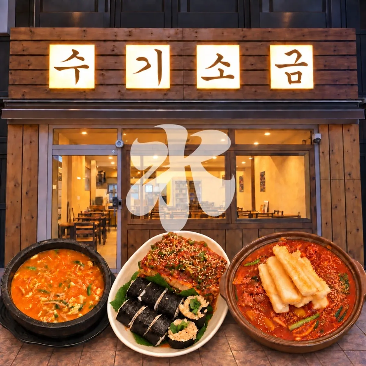 게장순두부와 닭도리탕, 수기밥 한 상