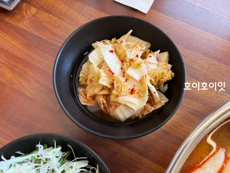 Water kimchi served as a basic side dish