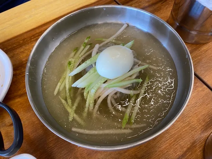 Lunch special meal set with rice and doenjang jjigae