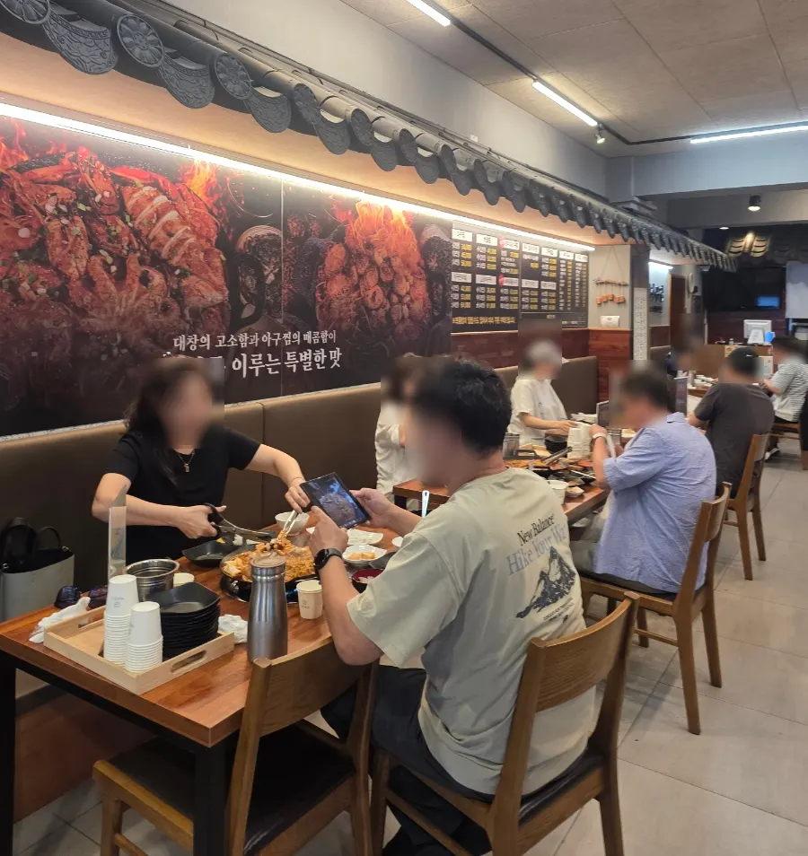 Clean seating inside the restaurant