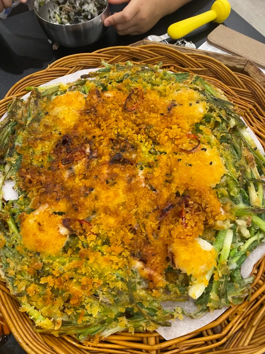 Flat kalguksu noodles as wide as dumpling wrappers