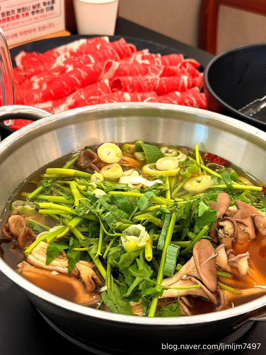 매장 안 제면실 모습