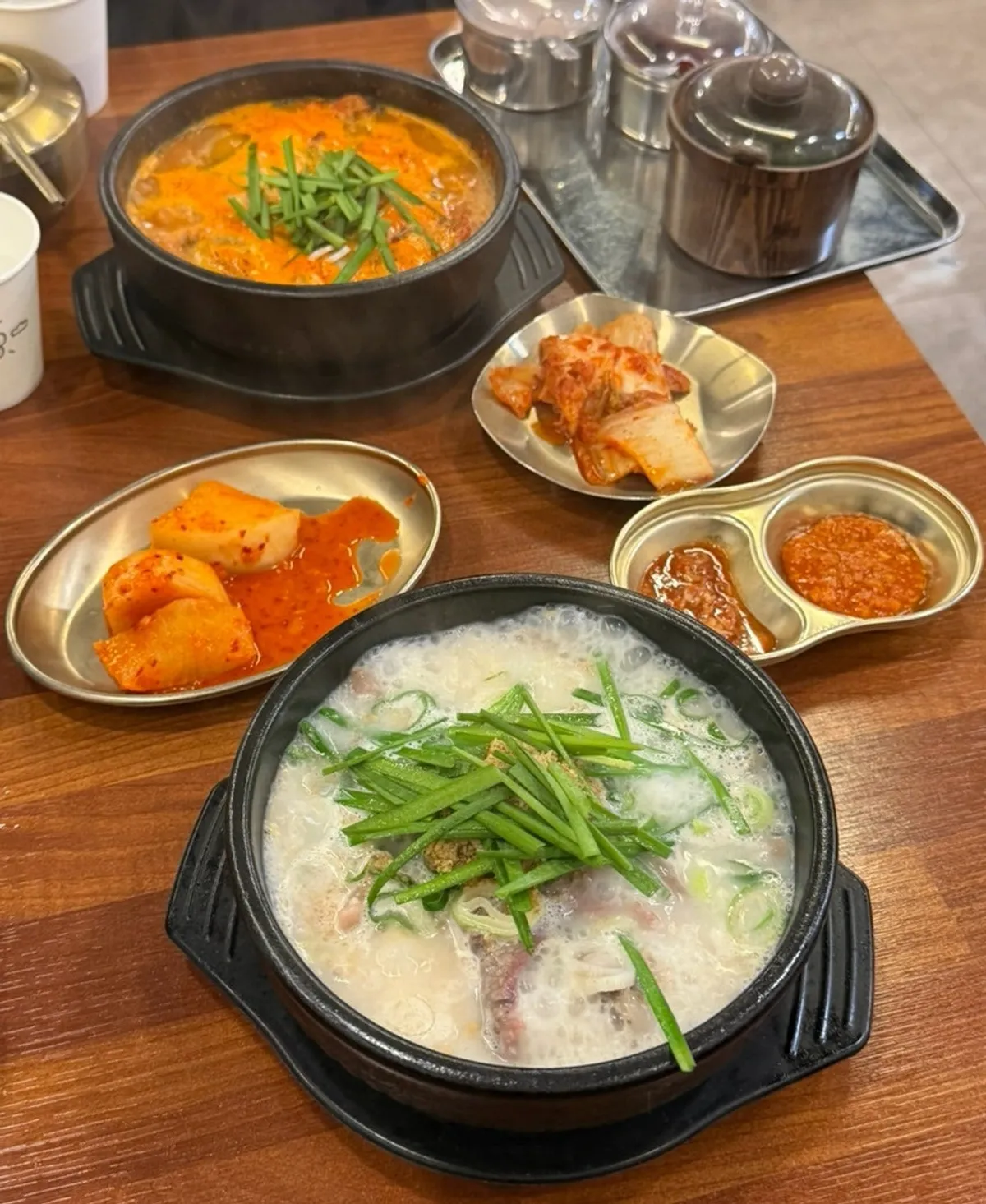 Sundaeguk bowl packed full of ingredients at Yeonnal Gyeongseong