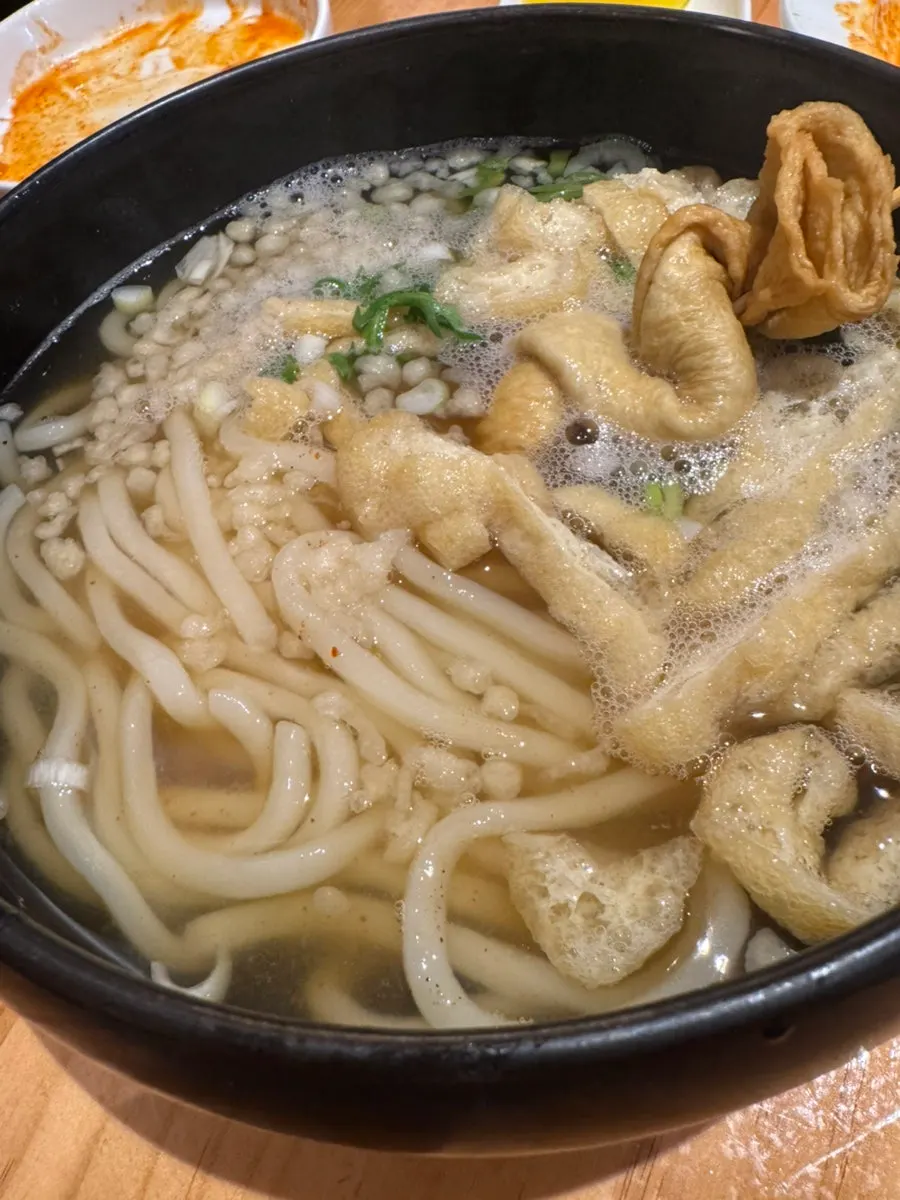 Broth and noodles of Bukseong-ro Udon