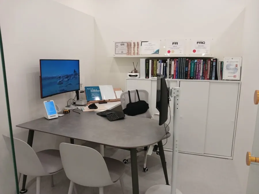 Interior of the Joseph Therapfit consultation space