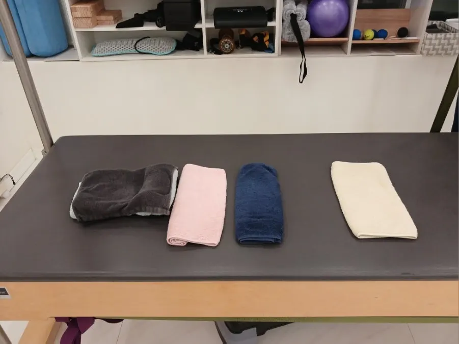 Bedding setup with height adjusted to fit the body type