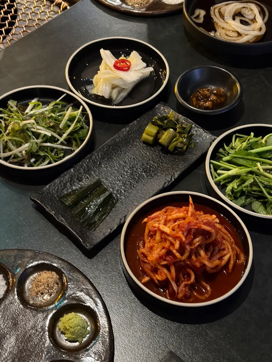 성화모둠이 표시된 메뉴 화면