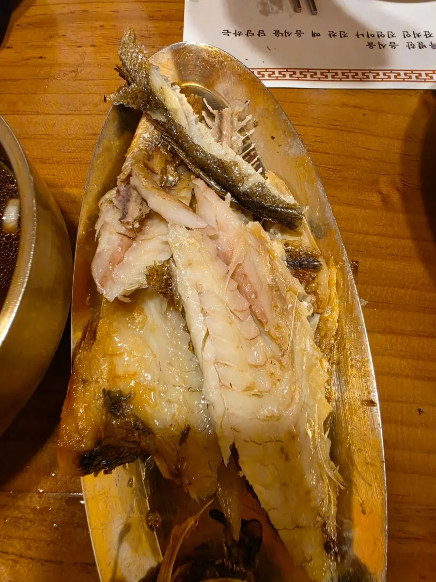 Whole grilled Beopseongpo borigulbi