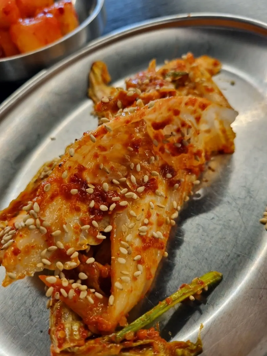무한리필로 제공되는 밥과 반찬