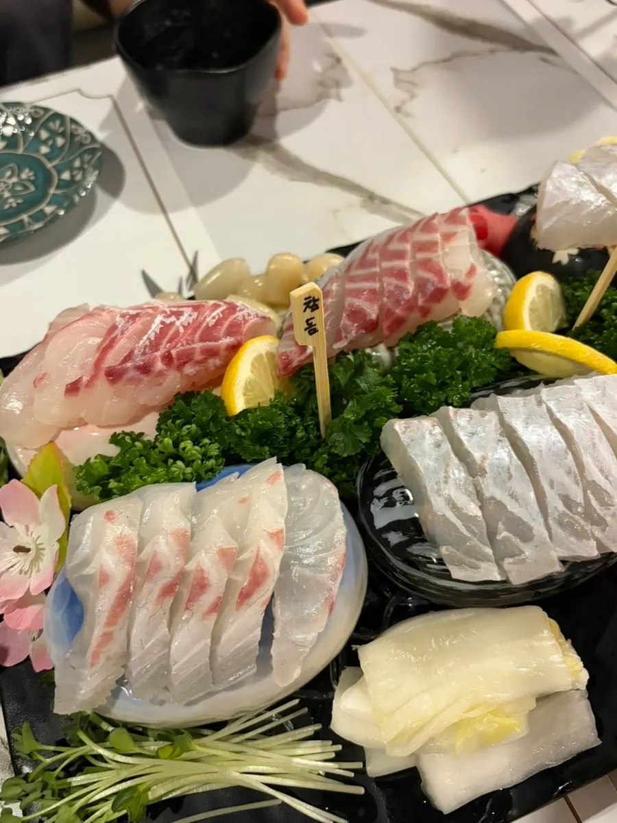 모둠 숙성 사시미 접시