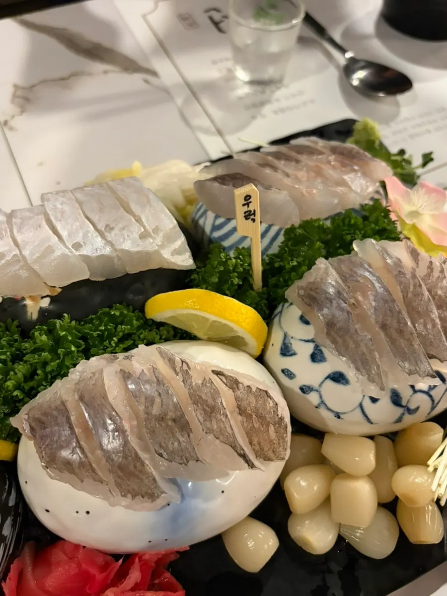 모둠 숙성 사시미 접시