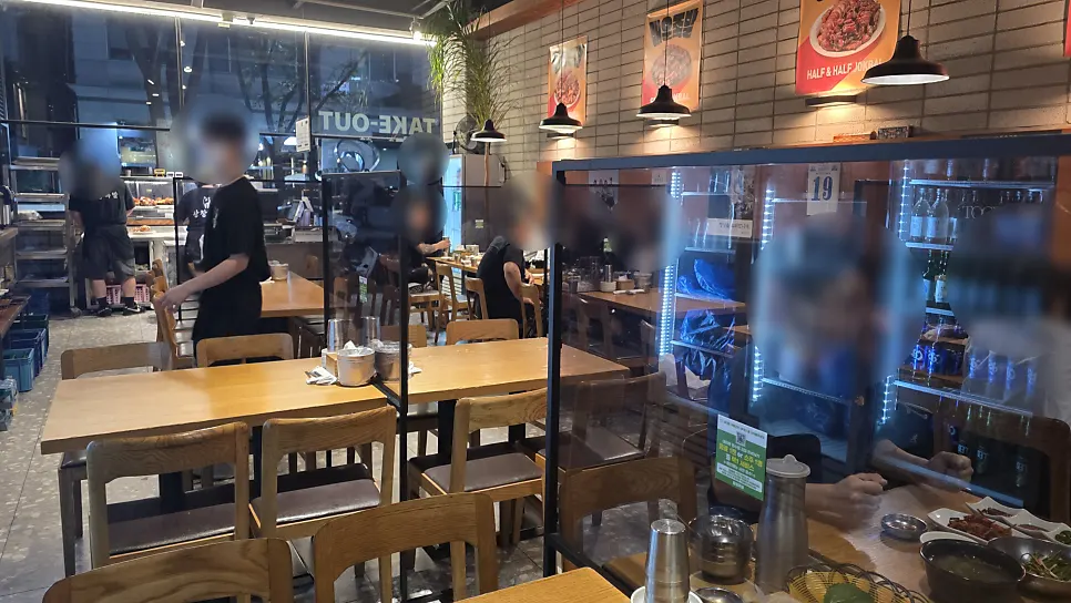 식사하기 편한 테이블 세팅