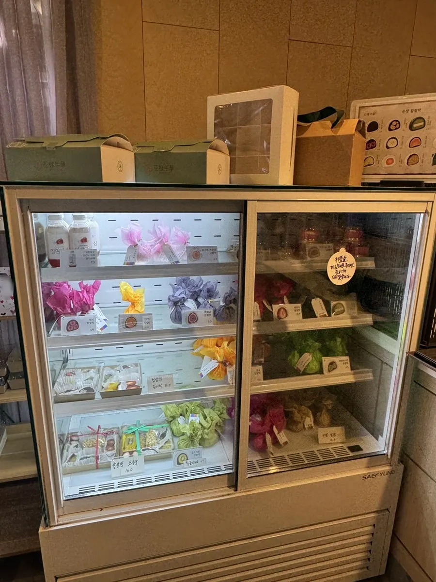 Dessert area displaying fresh fruit