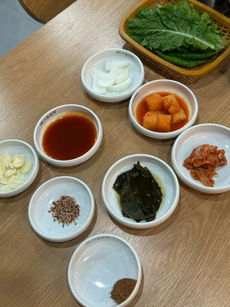 기본찬 김치와 깍두기, 깻잎장아찌