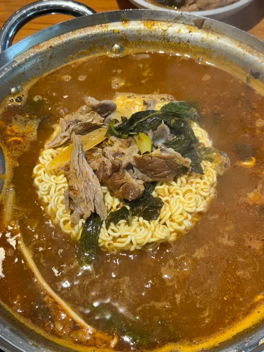 Tender meat pulled off the bone