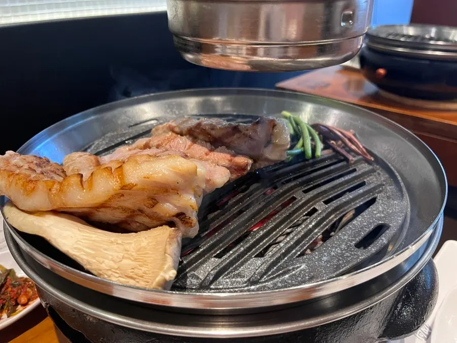 Pilihan daging matang yang tebal