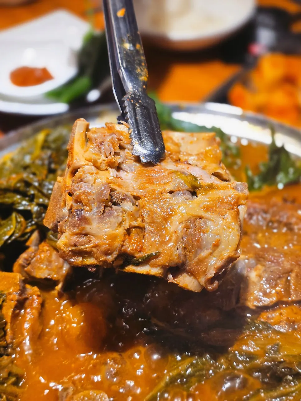 Bone meat with thick, tender meat attached