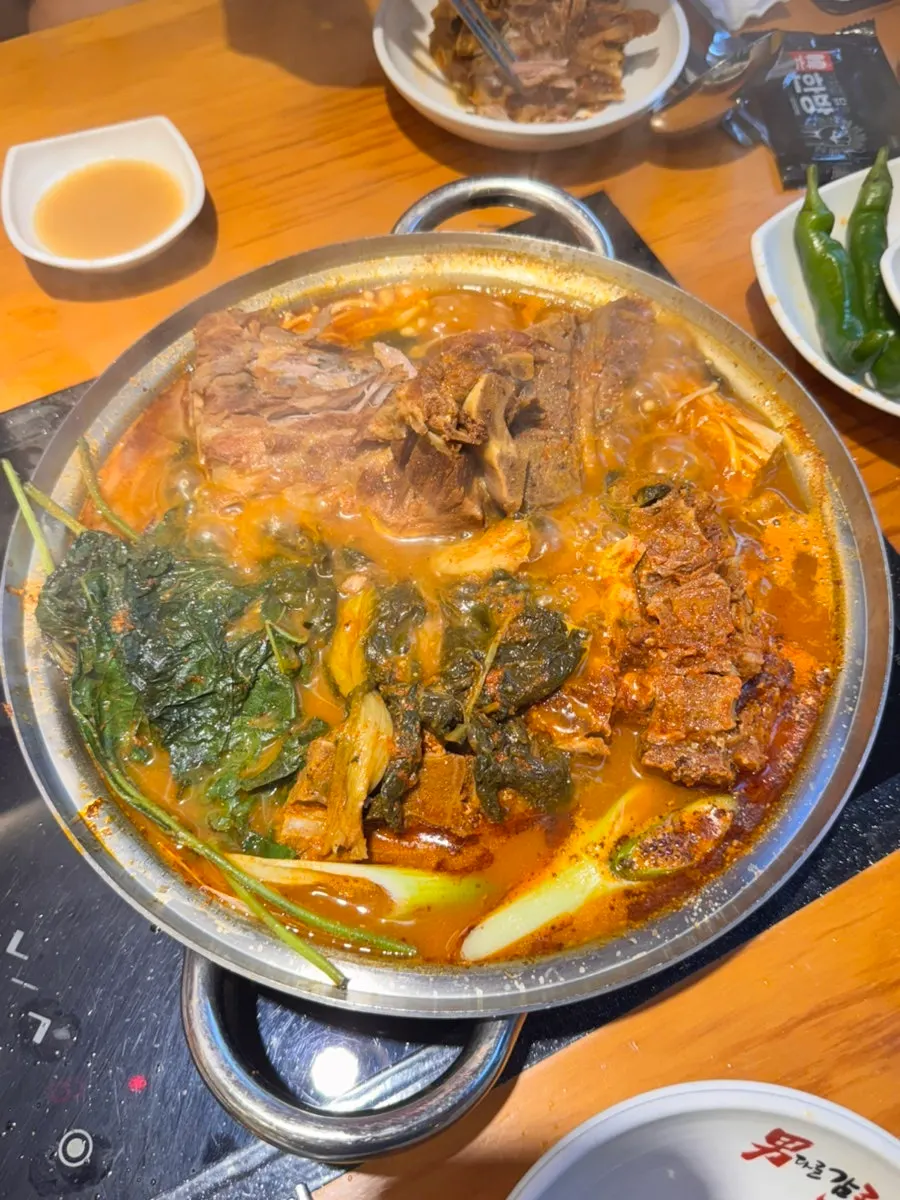 Menu photo of the gamjatang restaurant in Jorye-dong, Suncheon