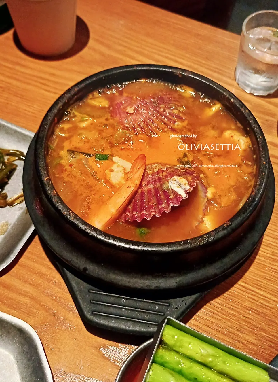 제주 해물된장찌개 한 냄비