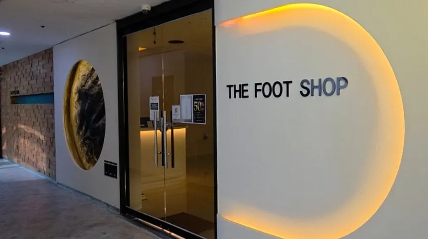 Shop entrance on the 3rd floor right off the elevator