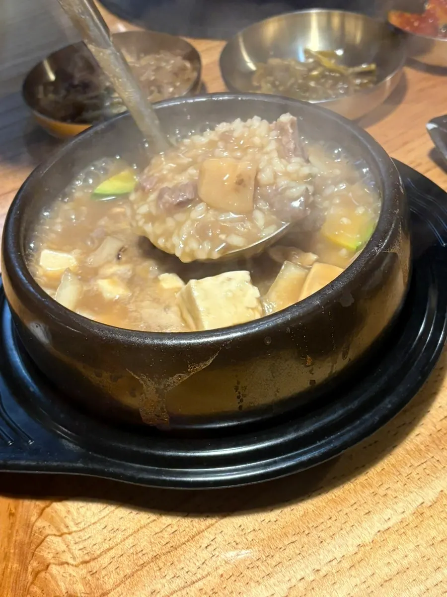 Salchisal and the meal spread