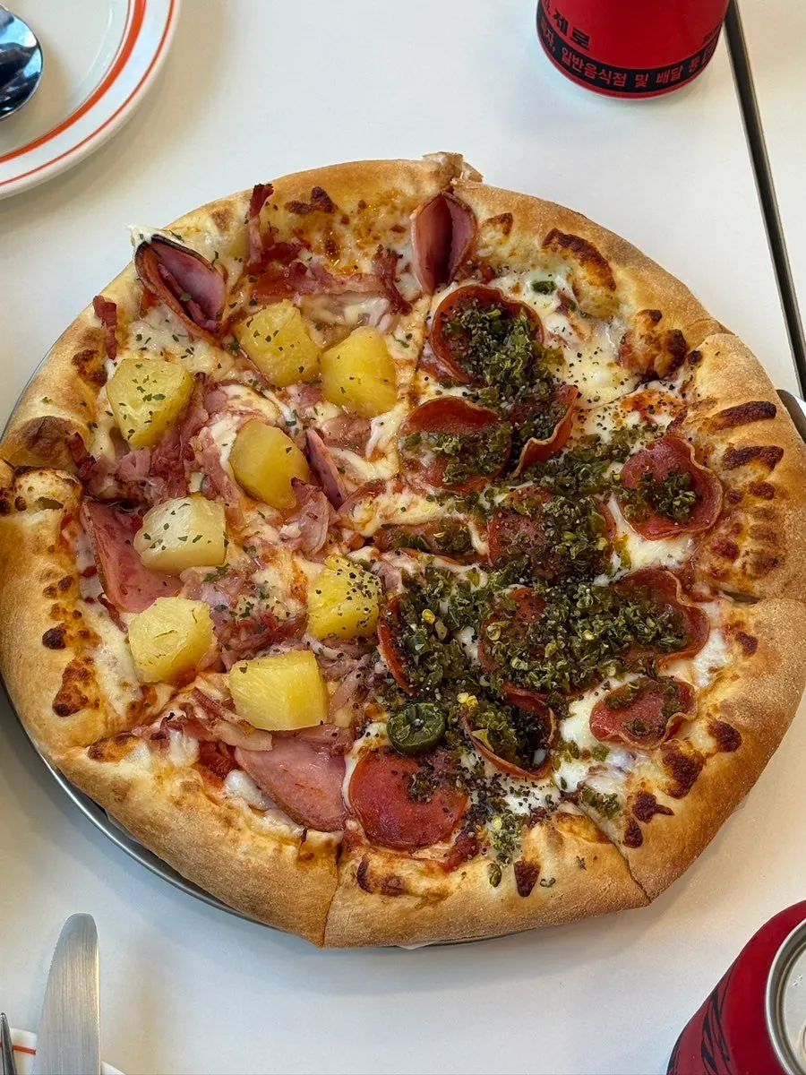 Spicy pepperoni pizza with a never-before-seen look