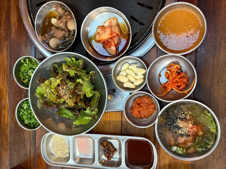 숲불막창 메뉴판