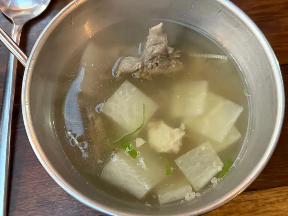 막창과 이베리코 메뉴가 적힌 메뉴판