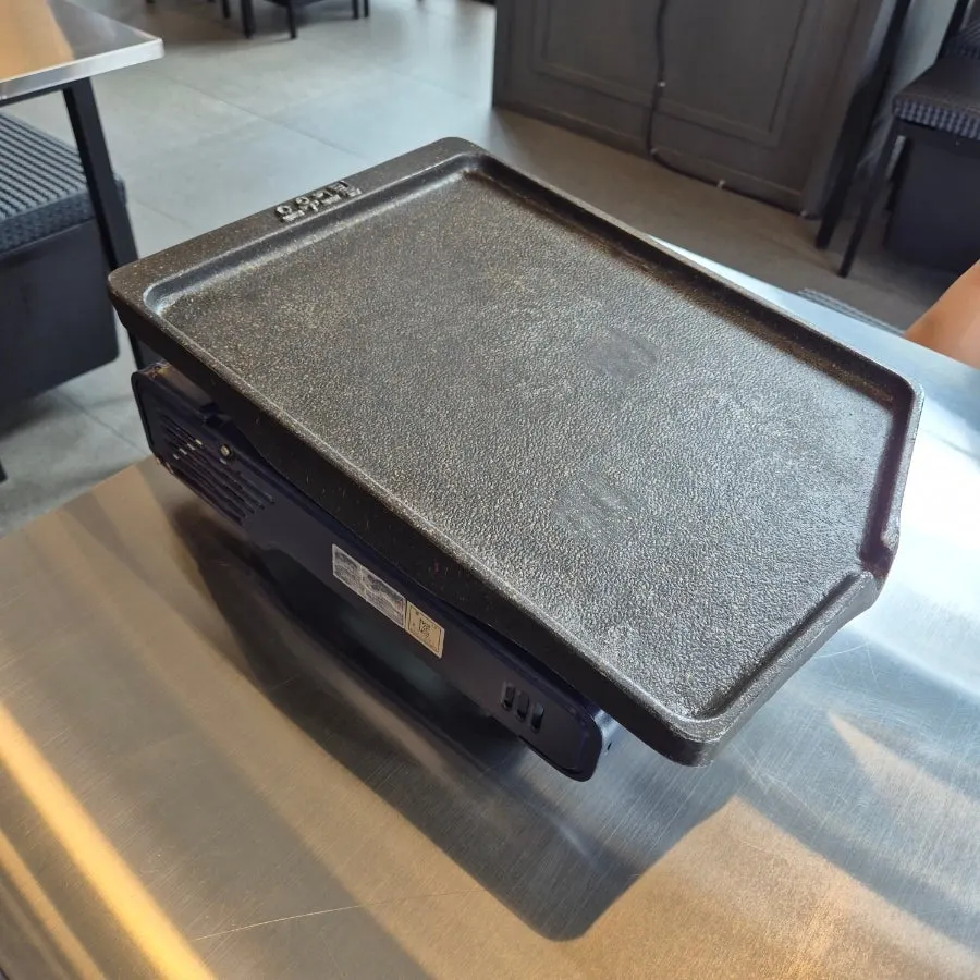 Grill set up right after ordering