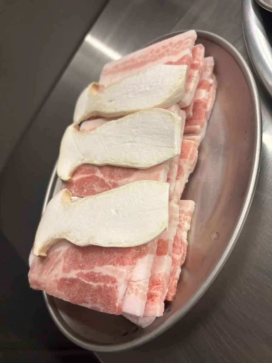 A spoonful of spicy sundubu jjigae