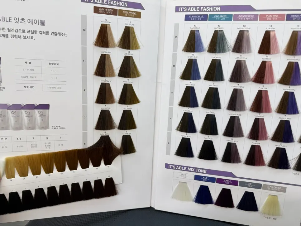 Color consultation before a tone-down treatment