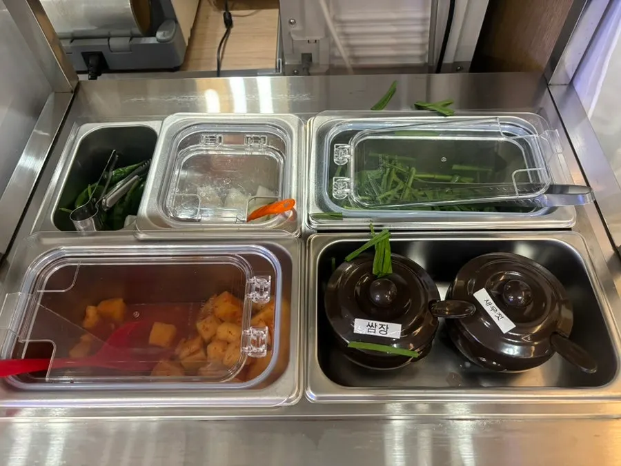 수라옥순대국 셀프반찬대