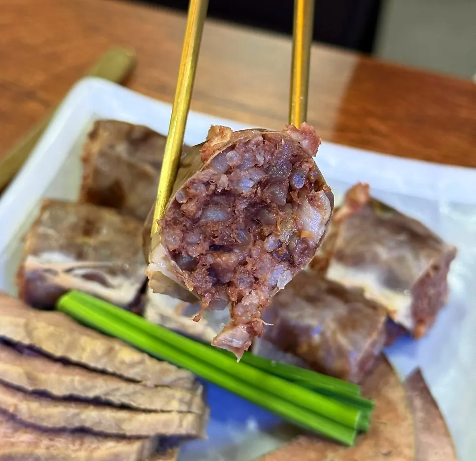 순대 6피스와 수육, 간 맛보기