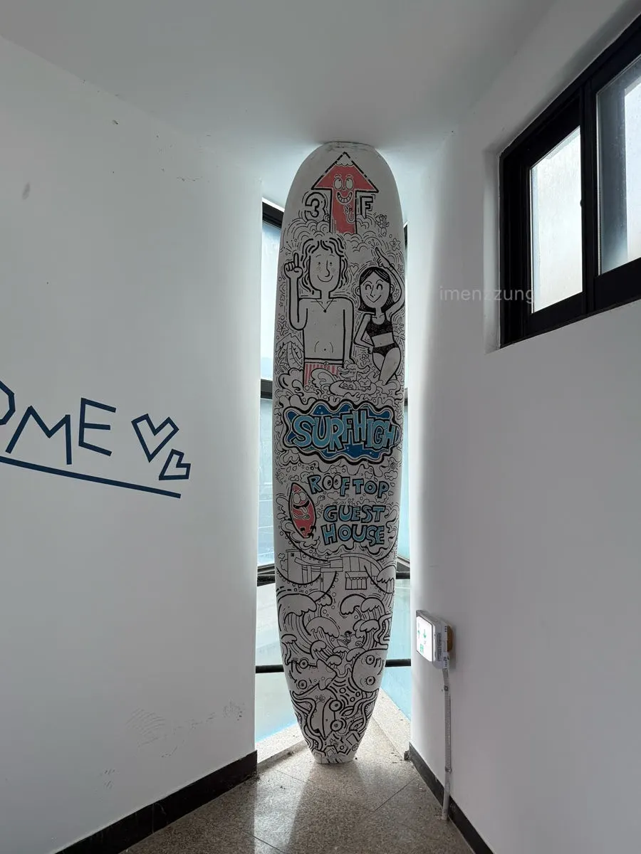 Indoor lounge area at Surf High