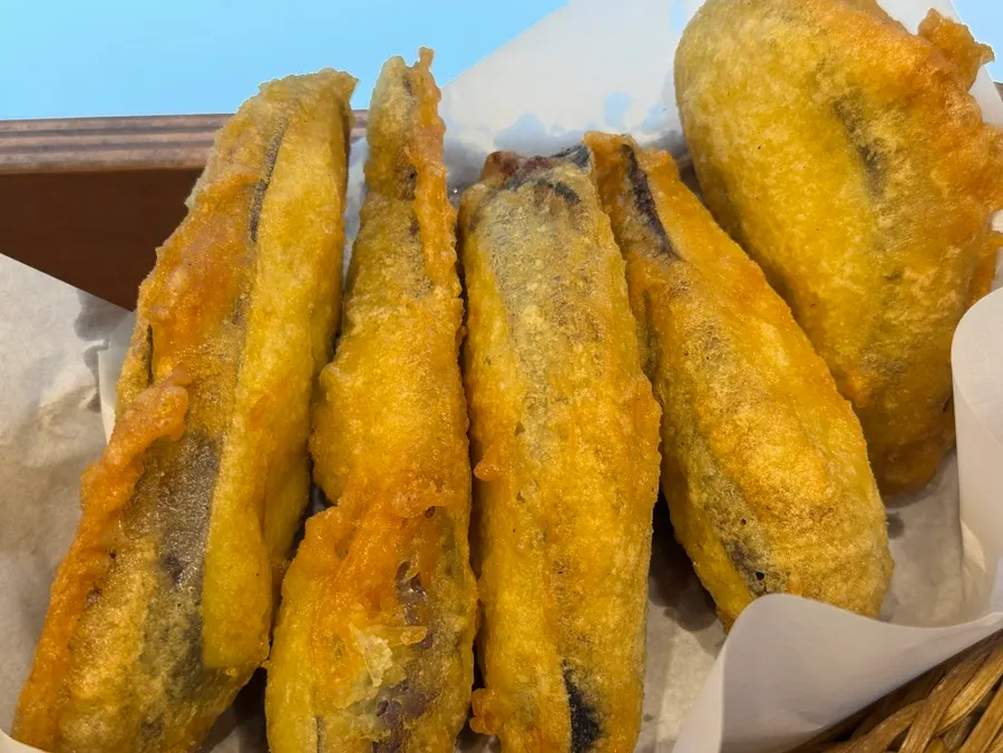 막 나온 수림식당 가지만두 한 접시