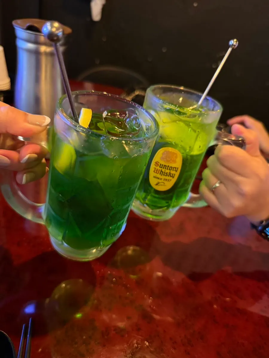 Green apple highball at Susan Sadang Main Branch