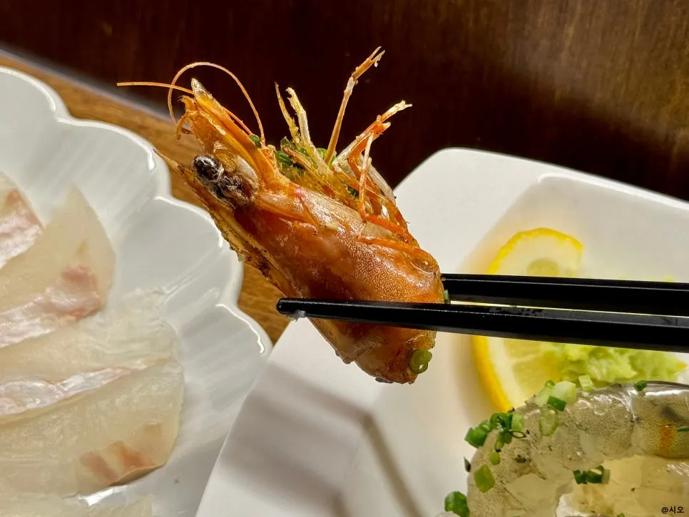 หัวกุ้งย่างเนยกรอบ