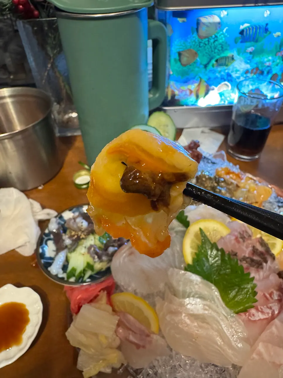 한판세트 해산물 디테일 컷