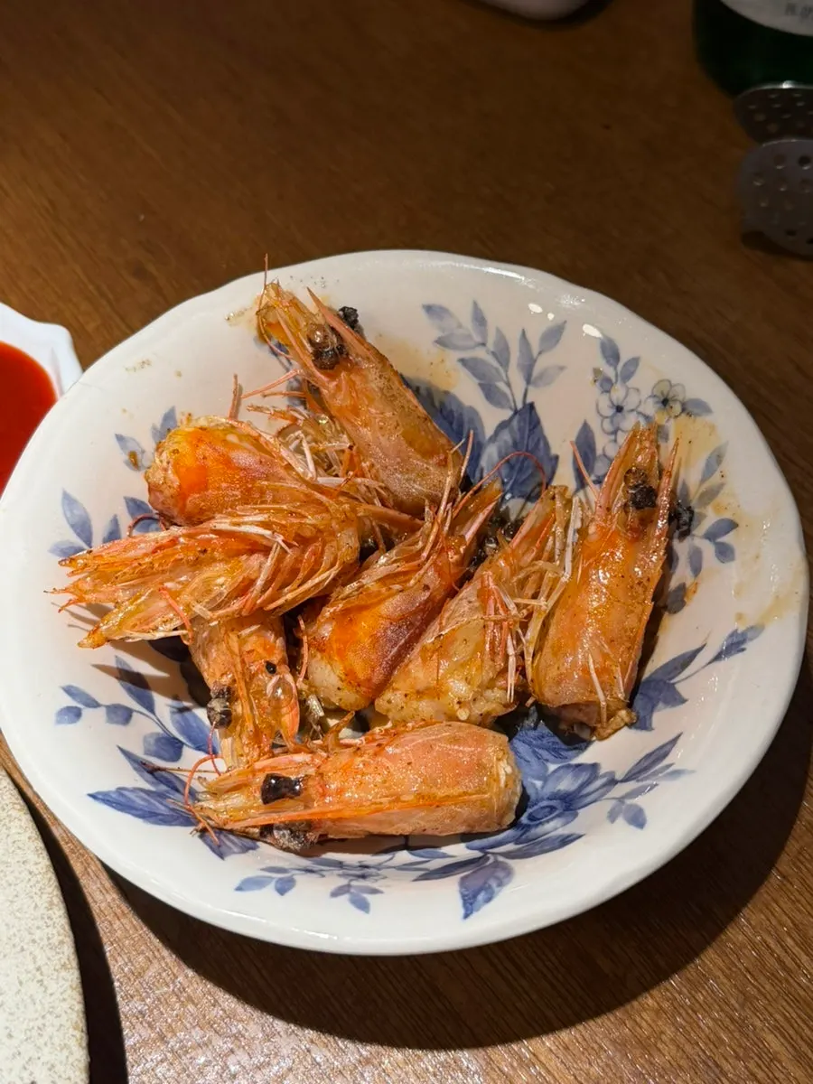 모아 둔 새우 머리