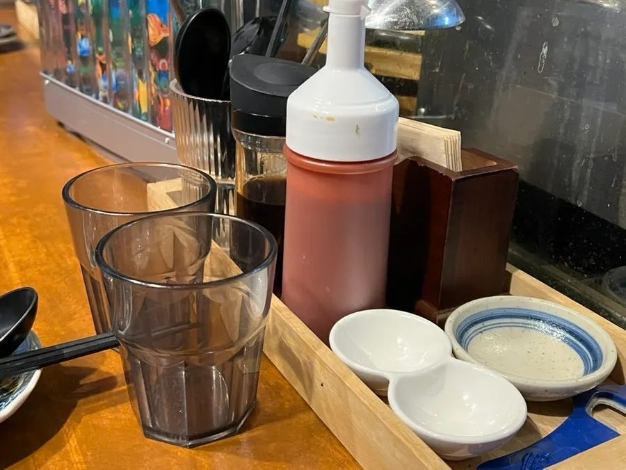 Tablet ordering screen and basic table setting