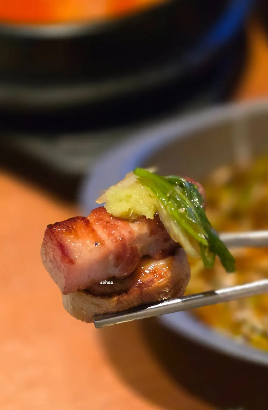 Additional order of 150g Jeju white pork samgyeopsal